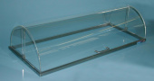 L: 1200mm/B: 620mm/H: 300mm, 5mm glasklar geformt, 2 Stk. ¼ -Bogen ineinander schiebbar, zum Öffnen