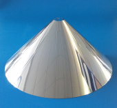 DM 510/4mm glasklar, Höhe: 230mm, geformt und Kontur bearbeitet