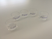 Acrylglas-Rohr DM 50/44mm, H: 30mm, Kanten poliert, inkl. Lasergravur eingefärbt